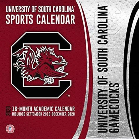 South Carolina University Calendar - Printable Word Searches