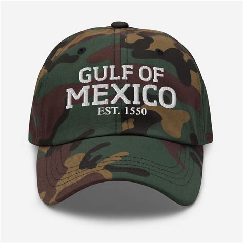 Embroidered Gulf of Mexico Camouflage Hat - Etsy