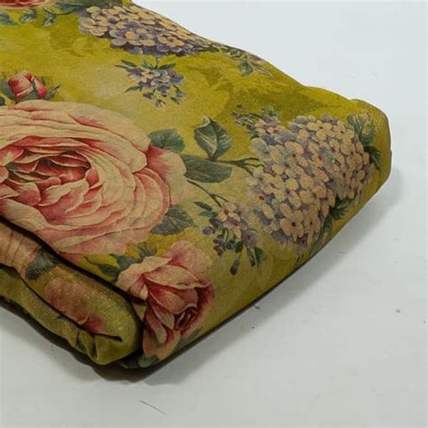 Premium Multi Colour Tissue Organza Digital Printed Fabric Fabric for ...