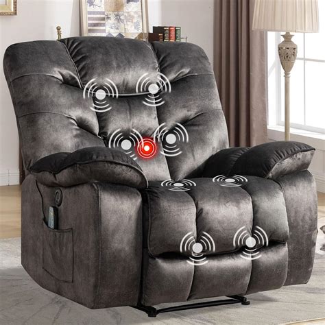 Amazon.com: ANJ Power Massage Recliner Chair, Electric Oversized ...