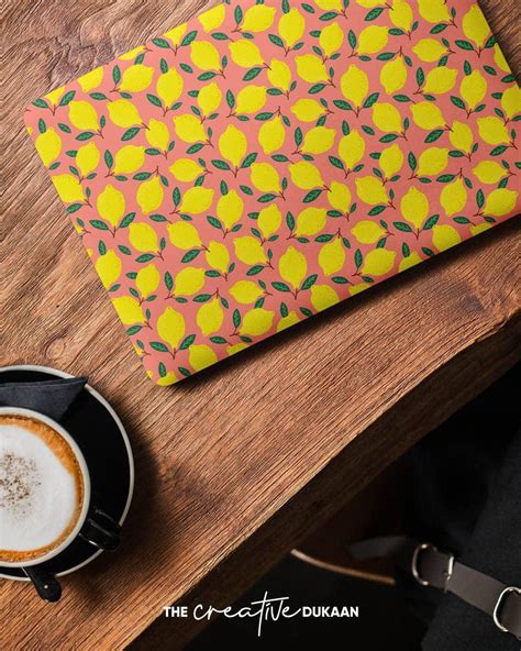 Buy Cool Laptop Skin With Lemon Print Design Online in India – Creative ...