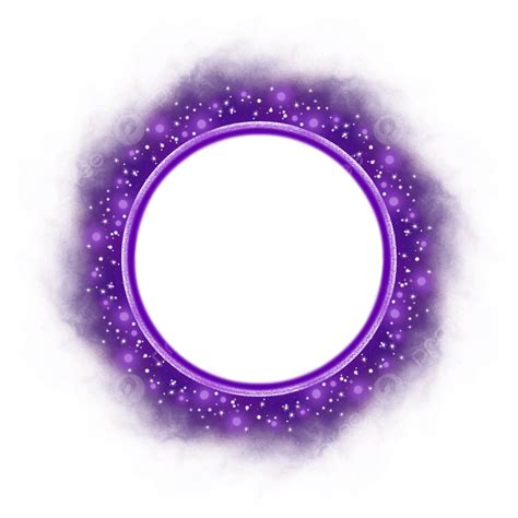 Purple Nebula PNG Transparent, Purple Circle Starry Nebula Element ...