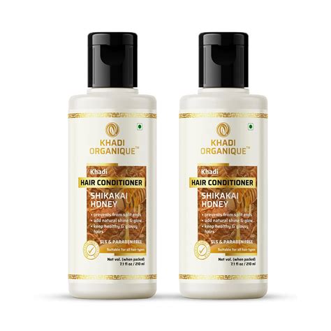 Buy Khadi Organique Shikakai Honey hair Conditioner sls & paraben free ...