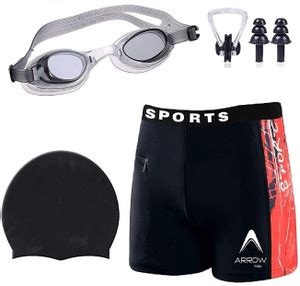 Lebami swimming costume men | Shorts | Trunk, 1 Goggles, 1 Cap, 2 ...