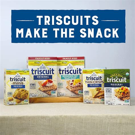 Organic TRISCUIT Thin Crisps Crackers Original Flavor 6.5 oz. (pack of ...