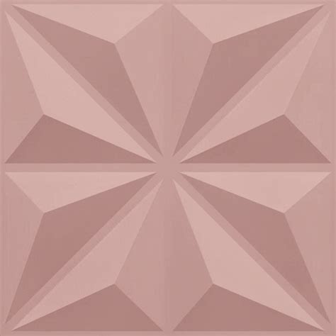 Buy Elevate Crystal 3D Wall Panel (Non-Self Adhesive) - Blush Pink ...