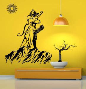 Hoopoe Decor 105 cm Lord Rama With Sun Self Adhesive Sticker Price in ...