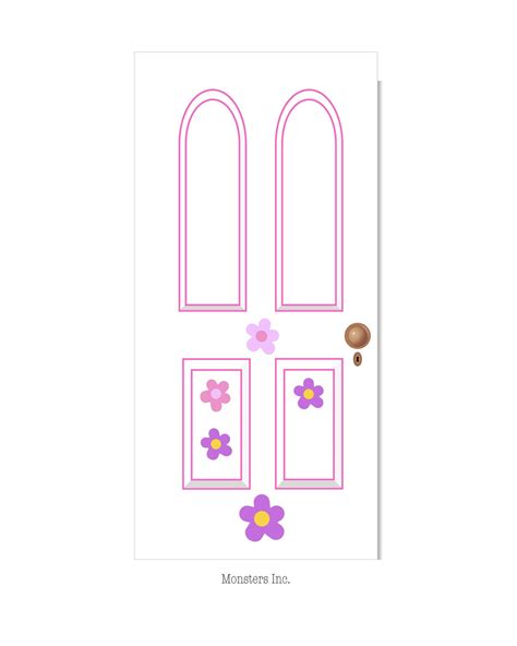 Monster Inc, Boo Door Digital Download Art, Pixar, Large Wall Art ...