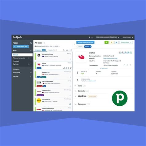 Leadfeeder Pipedrive Integration Services | Leadfeeder Consulting