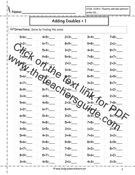 Image result for Plus 1 Math Worksheets
