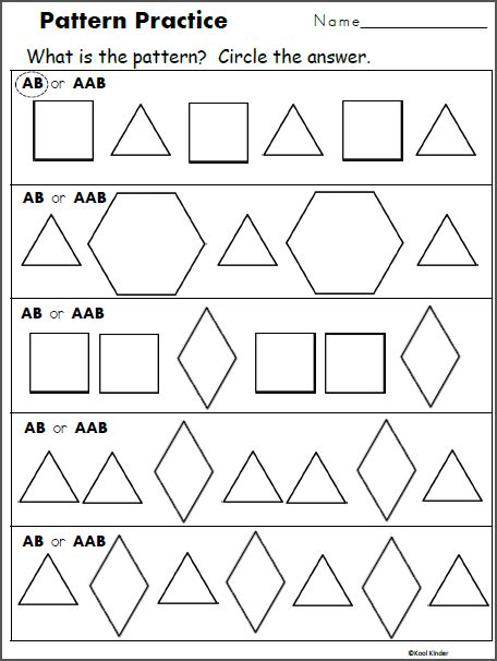 Pattern Exercise 的图像结果