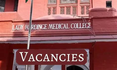 Walk In Interview For 192 SR Post At Lady Hardinge Medical College ...