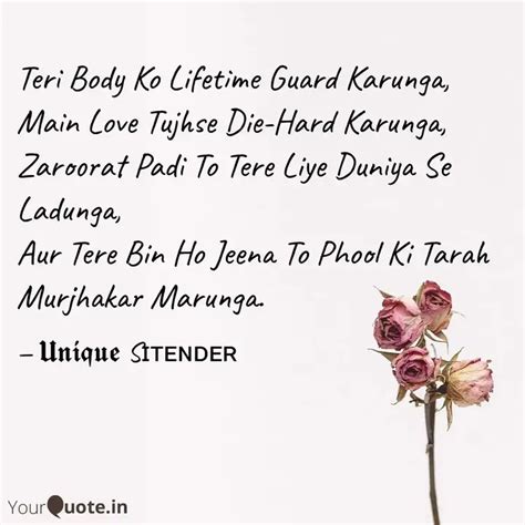 Teri Body Ko Lifetime Gua... | Quotes & Writings by 𝖀𝖓𝖎𝖖𝖚𝖊 Sitender ...