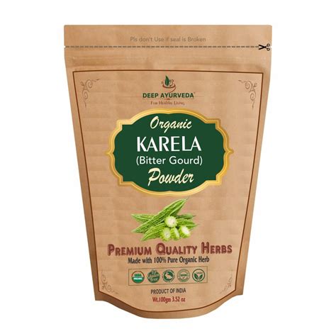 Organic Karela Powder (Bitter Gourd)