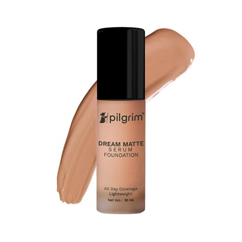 Buy Pilgrim Medium Rich Caramel Serum Liquid Foundation, Matte ...