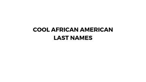 100 Cool Uncommon Last Names