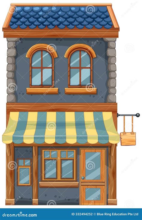 Two-Storey Shop Vector 的图像结果