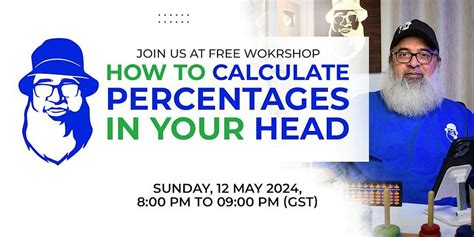 How To Calculate Percentages In Your Head, Online event, Dubai, United ...