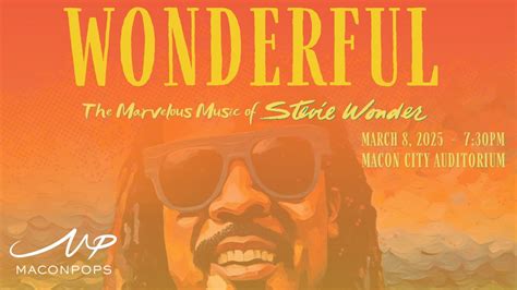 Macon Pops: Wonderful - The Marvelous Music of Stevie Wonder, Macon ...