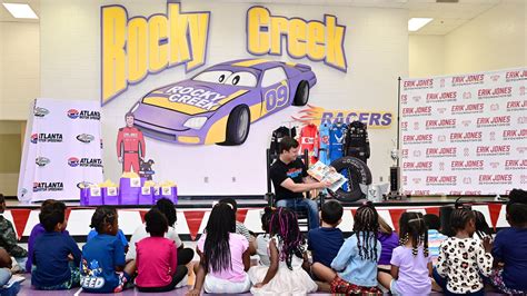 NASCAR Driver Erik Jones at Rocky Creek Elementary in Henry Co ...