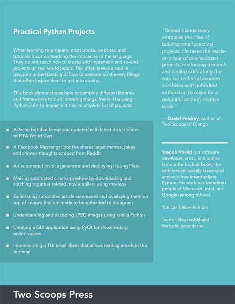 Image result for Practical Python Projects Book PDF