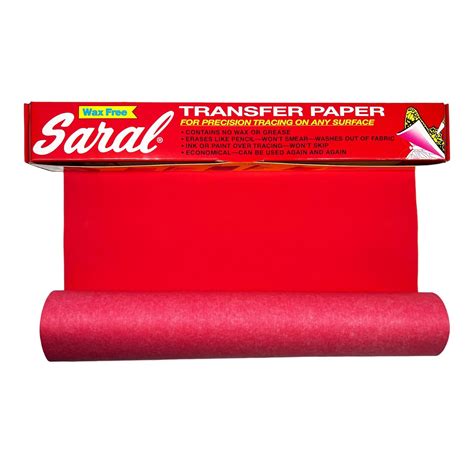 RED SARAL WAX-FREE Transfer (Tracing) Paper For Precision Tracing on ...