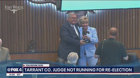 Tarrant County Judge not running for re-election | FOX 4 Dallas-Fort Worth