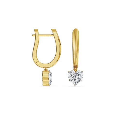 Radiant Heart Lab Grown Diamond Earrings – Emori
