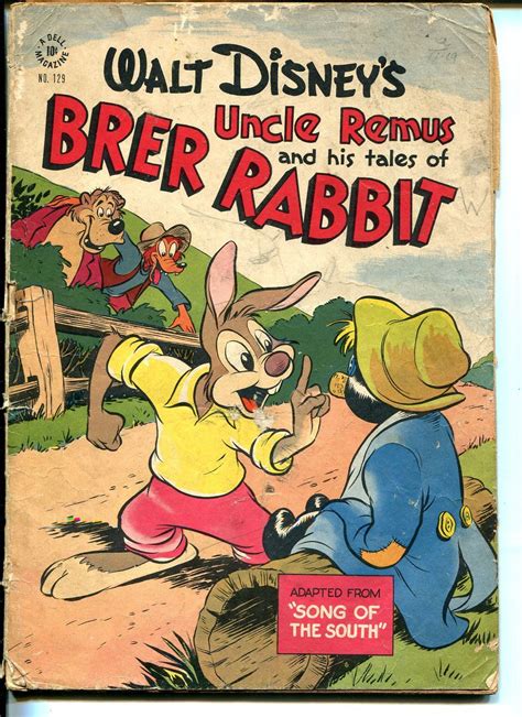Uncle Remus Tales of Brer Rabbit-Four Color Comics #129 1946 Dell-Walt ...