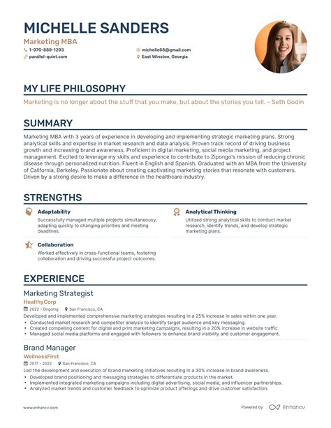 MBA Application Resume Format 的图像结果