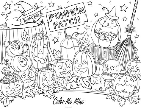 Pumpkin Patches Coloring Pages Coloring Pages
