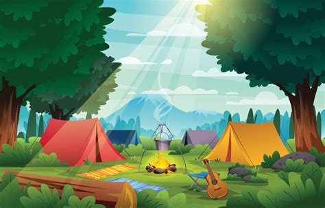 Camping Vector Art, Icons, and Graphics for Free Download