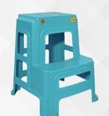 Highway Plastic 2-Step Stool for Home, Office & Kitchen Use with 120 Kg ...