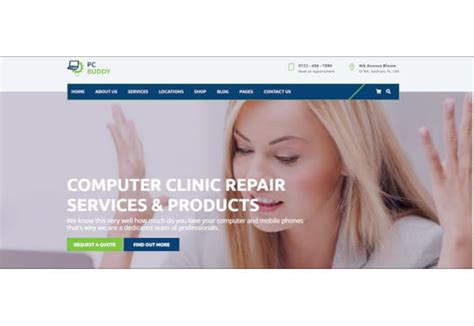 Computer Repair Website Examples 的图像结果