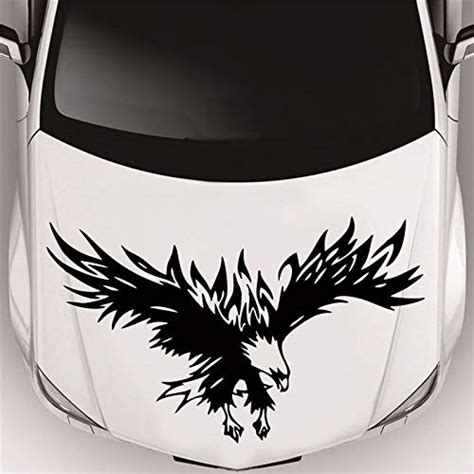 KaaHego 1 Pcs Car Sticker Eagle Totem Car Body Racing Side Door Long ...