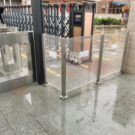 Buy ERRULAN Transparent Plexiglass Sheet for Glass Railing Post, Large ...