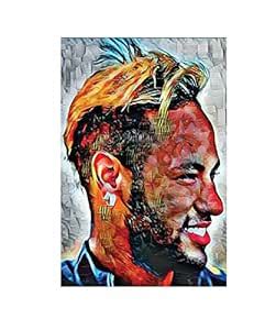 SIGN EVER Neymar Wall Posters Room Home Boys Room Neymar Hd Oil Paint ...