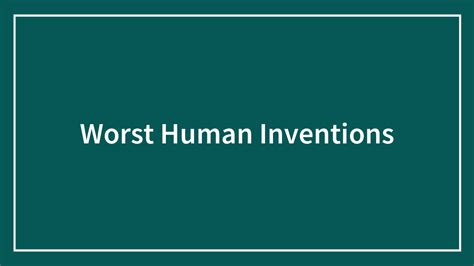 Worst Inventions Ever 的图像结果
