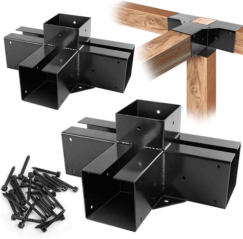 Stainless Steel Post Base Brackets - 4-Way Right India | Ubuy