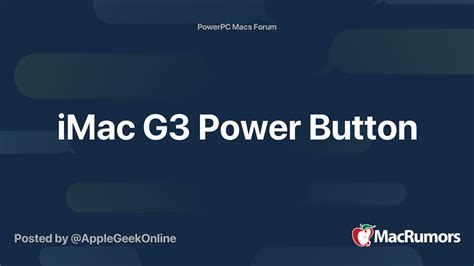 iMac Power Button 的图像结果