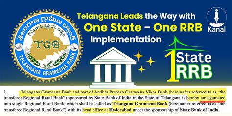 One State One RRB: Telangana Sets Benchmark for Nationwide Amalgamation