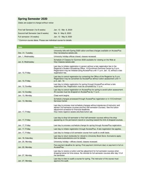 Marquette University Academic Calendar - Printable Calendars AT A GLANCE