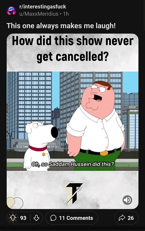 Family Guy clips are interesting apparently : r/lostredditors