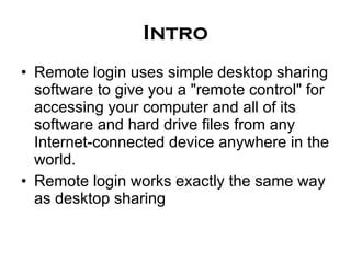Remote Log In 的图像结果
