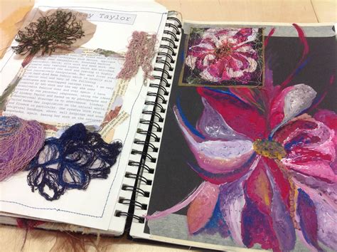 Textiles Sketchbook Examples 的图像结果