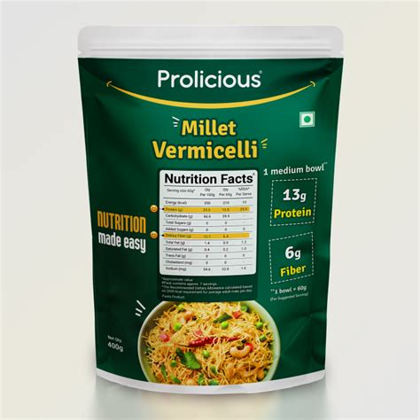 Millet Vermicelli | High Protein, High Fiber - Prolicious