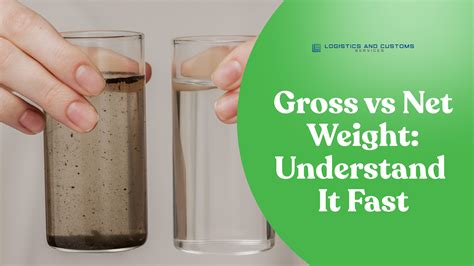 Gross vs Net Weight: Understand It Fast - LCS Logistics