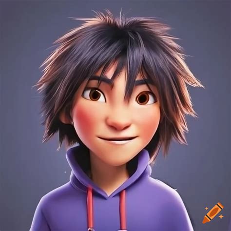 Disney, big hero 6, hiro like character, boy on Craiyon