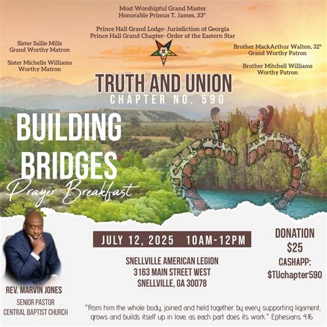 Building Bridges Prayer Breakfast , 3163 Main Street West, Snellville ...