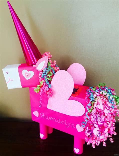 Cute Unicorn Valentine Box Ideas - Valentines Day Images